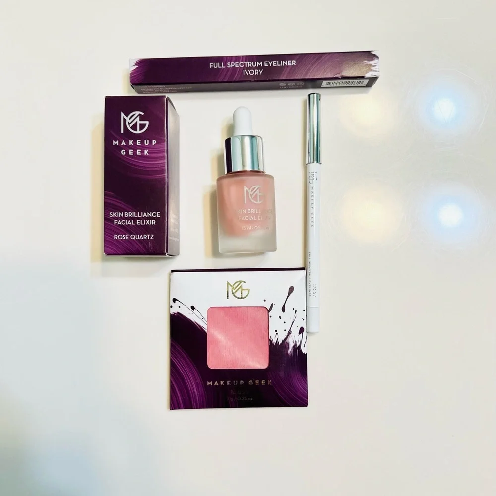 Blush,Eyeliner and Skin Elixir by Makeup Geek NWB